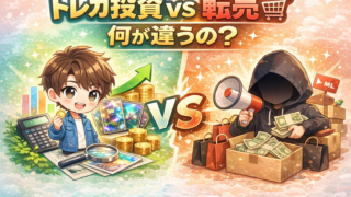 トレカ投資と転売の違いアイキャッチ
